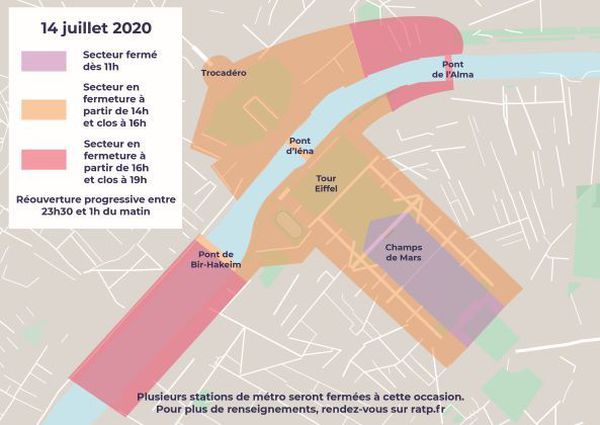 78bdd 5f070044de94c carte feux 4921602 - Le traditionnel feu d'artifice du 14 Juillet aura bien lieu à Paris, mais sans public - Revue de presse des artificiers