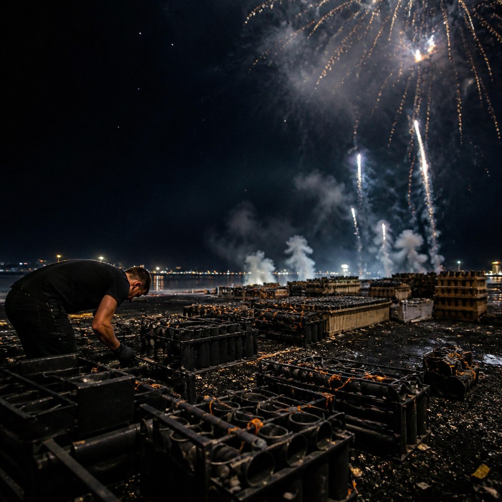 apr s le bouquet final contr le d montage et remise en tat du site 3 - Après le bouquet final : contrôle, démontage et remise en état du site - Pyrotechnie.com – Feux d’artifice et culture pyrotechnique Après le bouquet final : contrôle, démontage et remise en état du site